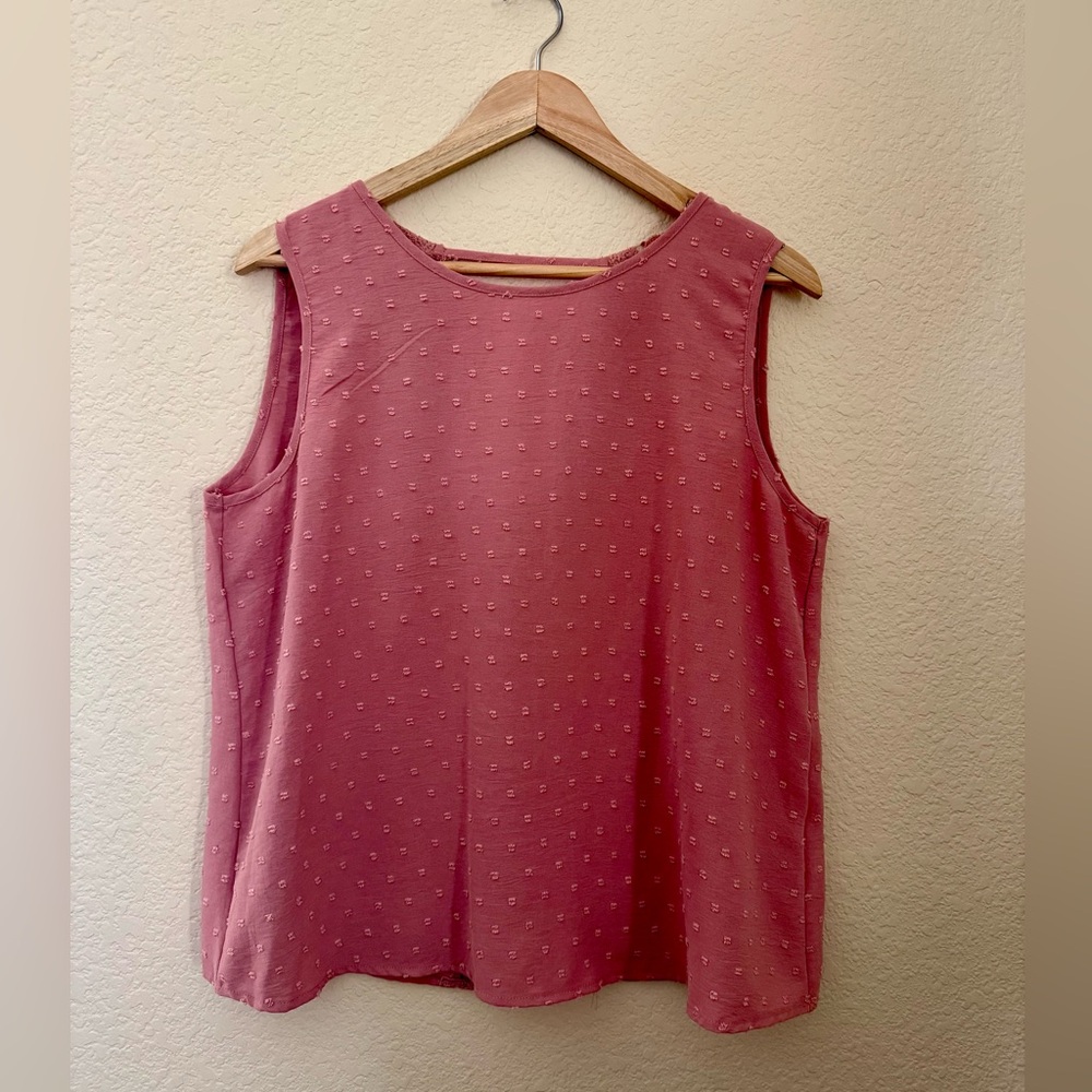 SHEIN Sleeveless Rose Blouse